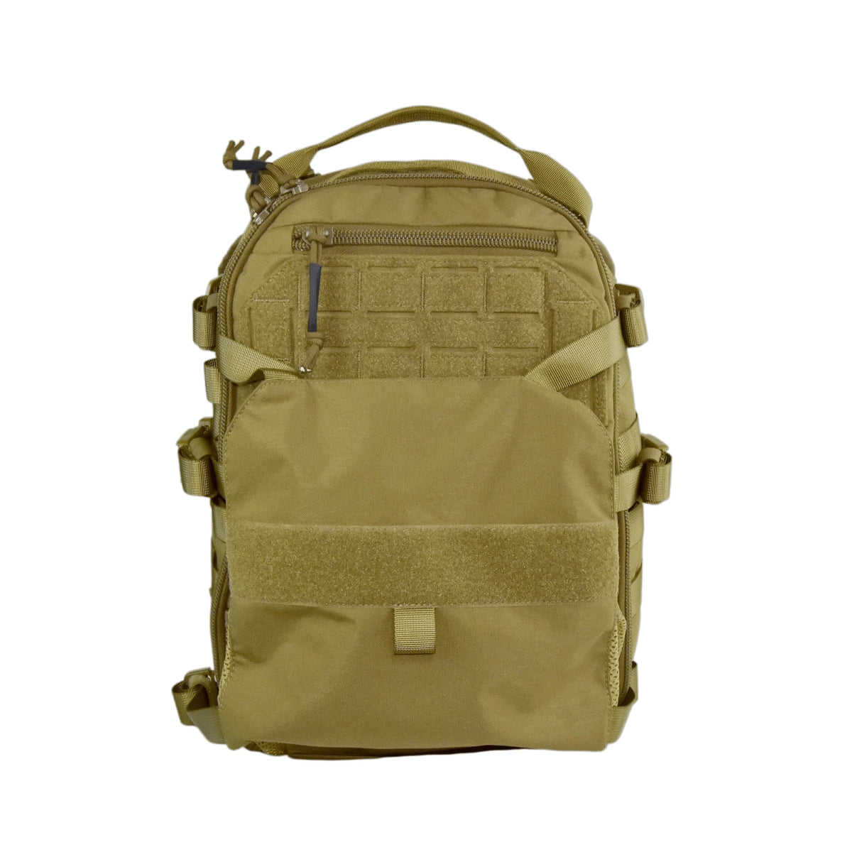 QX Tactical Assault Backpack Multi-Mission Multi-Function Daypack with Beaver Tail Expansion Outdoor Military Hiking Molle Bag