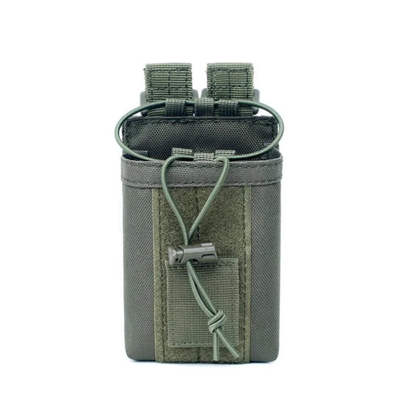 Tactical Radio Holder Molle Radio Pouch Case Heavy Duty Radios Holster Bag for Two Ways Walkie Talkies Baofeng Hunting Equipment