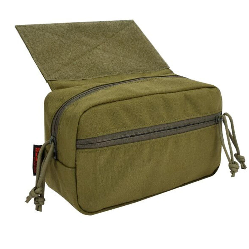 Tactical Vest Dangler Drop Pouch Mini Abdominal Dump Drop Pouch Fanny Pack for JPC CPC LBT D3CR MK3 MK4 Plate Carrier Storage