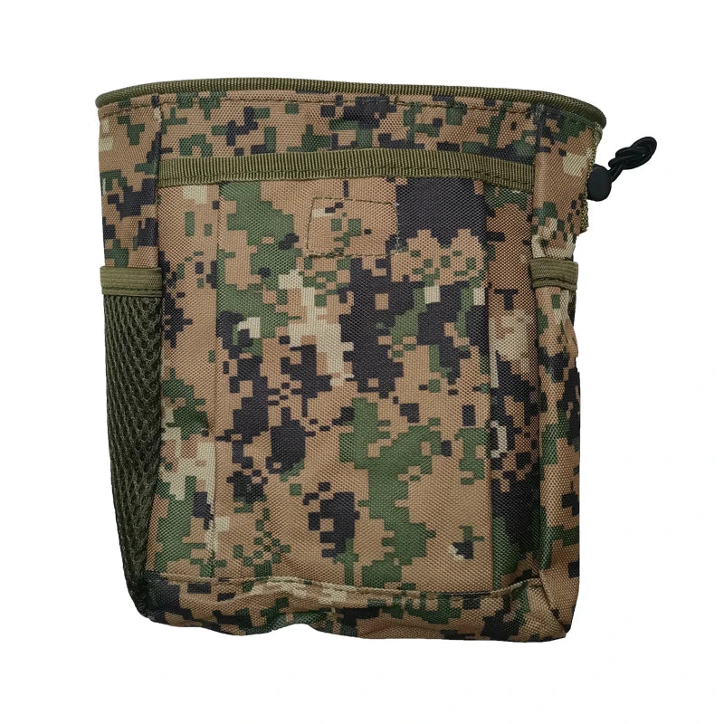Outdoor Tactical Airsoft Molle Hunting Rifle Pouch Ammo Pouch Gun Magazine Multicam Camo Dump Drop Reloader Paintball Pouch Bag