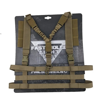 New Military Airsoft Combat MOLLE System Low Profile Chest Rig Easy-carrying Outdoor Hunting Gun Sling Chest Body Carrier