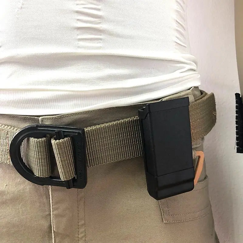 Tactical Single Pistol Magazine Pouch Bag Clip Universal for 9mm G17 M9 P226 HK USP Belt Airsoft Hunting Accessories