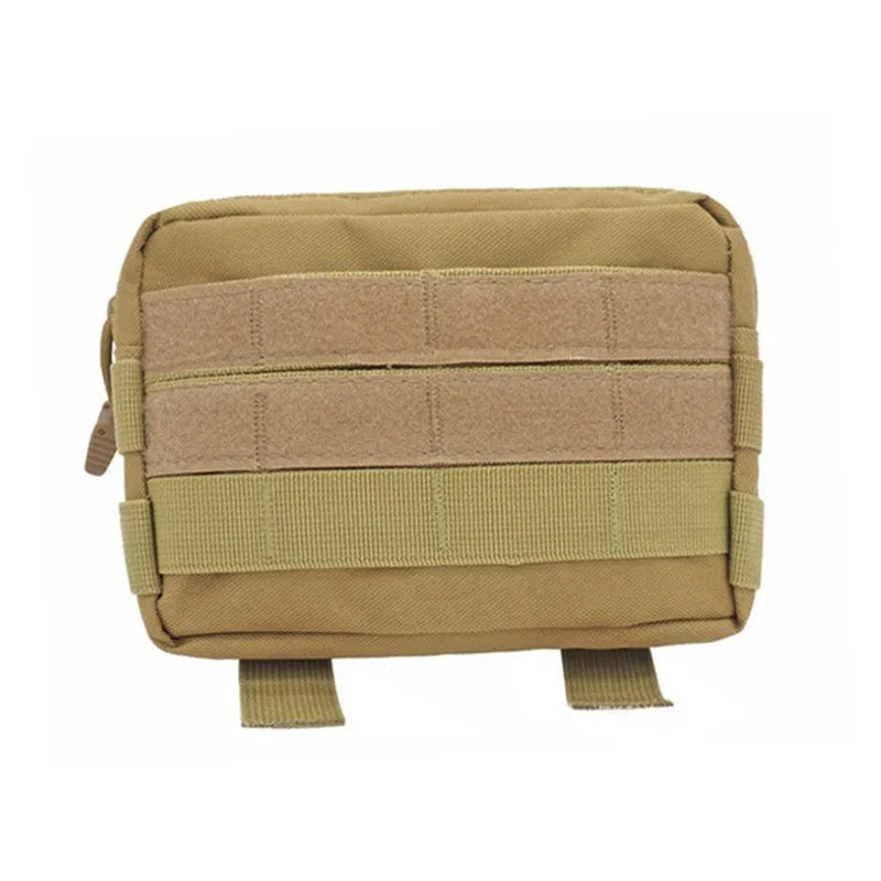 Double Layer Military EDC Pack Men Tactical Molle Waist Belt Nylon Hip Pouch Fanny Pack Camping Hunting Accessories Waist Bag