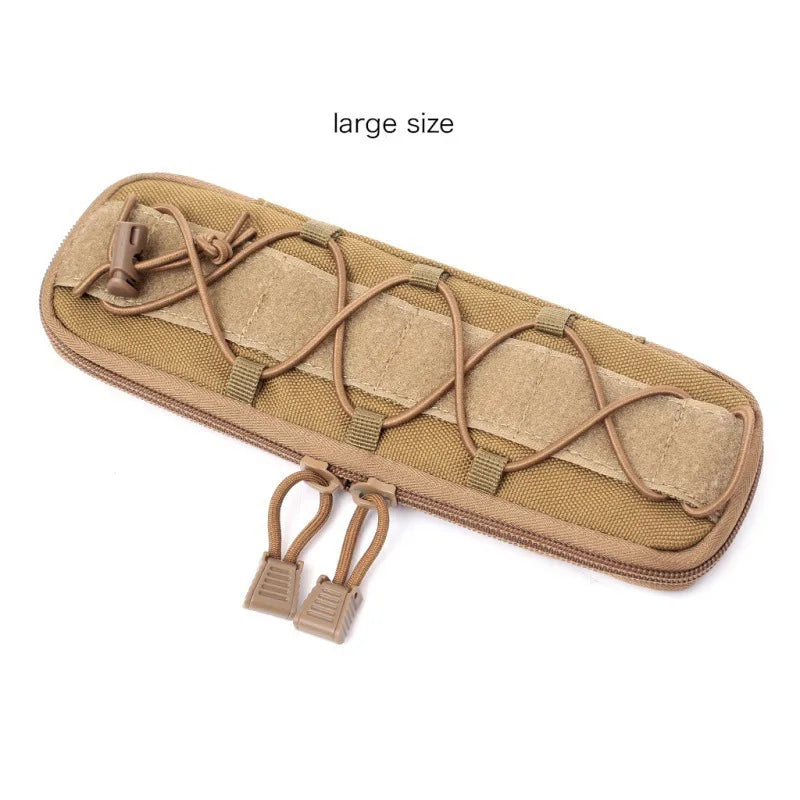 Tactical Molle Multi-Functional Edc Knife Set Nylon Knife Pouch Suitable Outdoor Activities Hiking Hunting Accessories