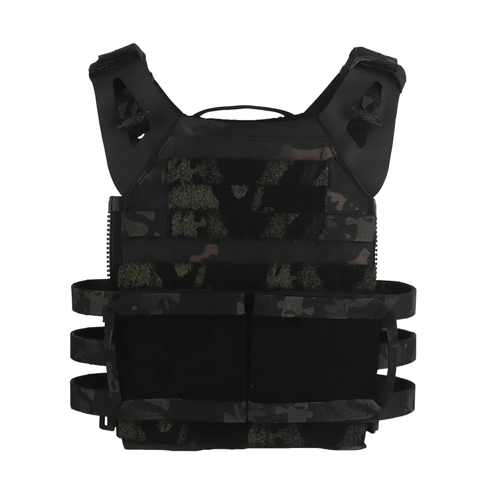 Tactical MOLLE Quick Release JPC 2.0 Plate Carrier Vest Lightweight Storage Design For Outdoor Airsoft Hunting Combat Training