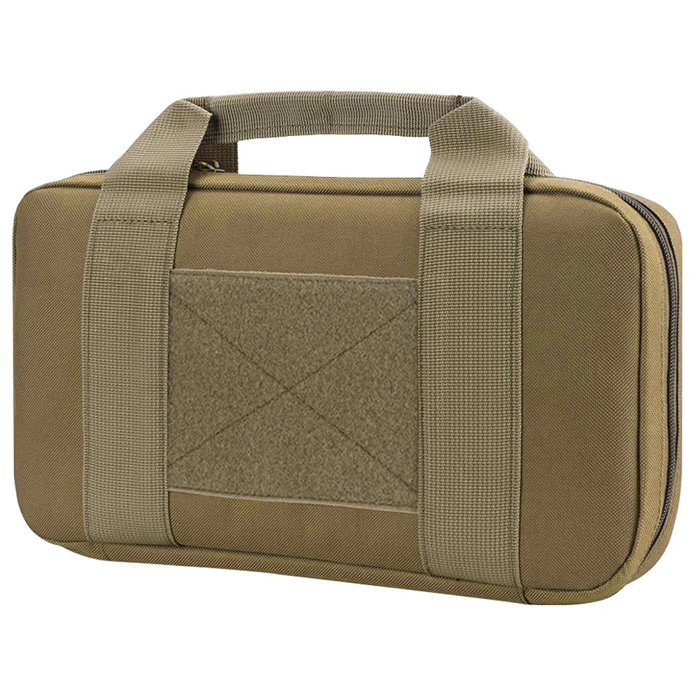 Pistol Bag Concealed Carry Case Soft Padded Handgun Pouch with Magazine Storage Slot Pistol Wallet Hunting Accessories