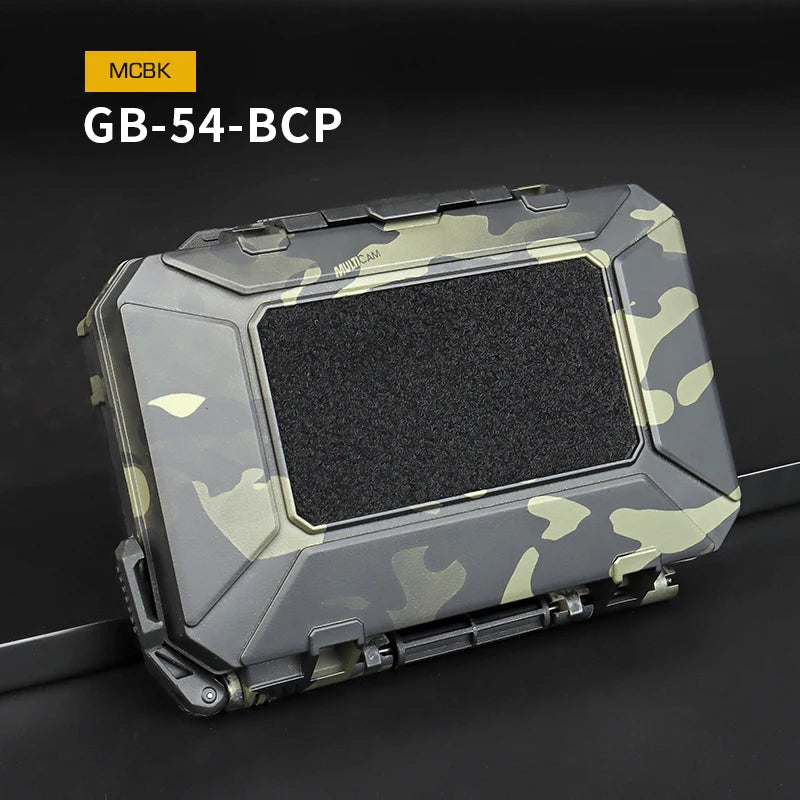 Tactical Waterproof Case Pistol Battery Mobile Phone Bag Protective Double Sponge Shockproof Lockable Airsoft Vest Gear