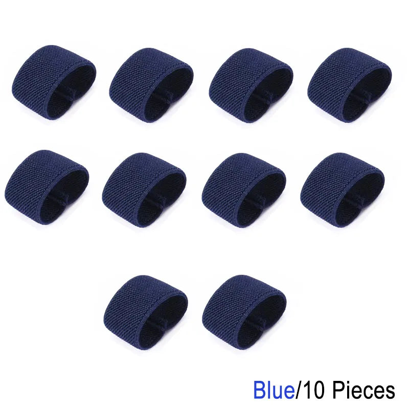 10 Pcs Elastic Belt Loop Holder Durable Belt Keepers Tactically Belt Holder Retainers Band Organizers for Service Belt