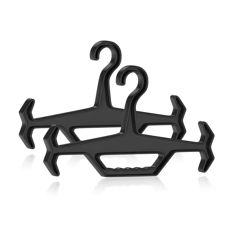 1pc multifunctional hanger tactical vest display hanger military fan outdoor training thickened non-slip plastic hanger