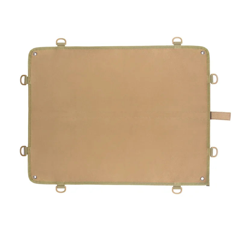 Tactical Morale Patch Panel Badge Storage Cloth Armband Display Board ID Patches Foldable Hook Loop Surface D-Rings