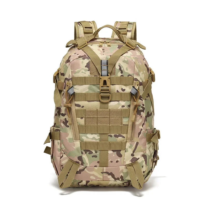 Camping Backpack Men's Bag Travel Bags Tactical Molle Climbing Rucksack Hiking Outdoor Reflective Shoulder Fishing Laptop Bag