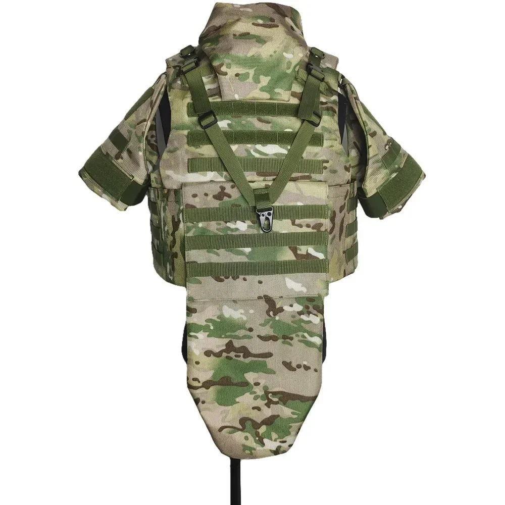 Full Protective Hunting Tactical Vest Outdoor Molle Plate Carrier Tactics Camouflage Equipment Collar Shoulder Protector