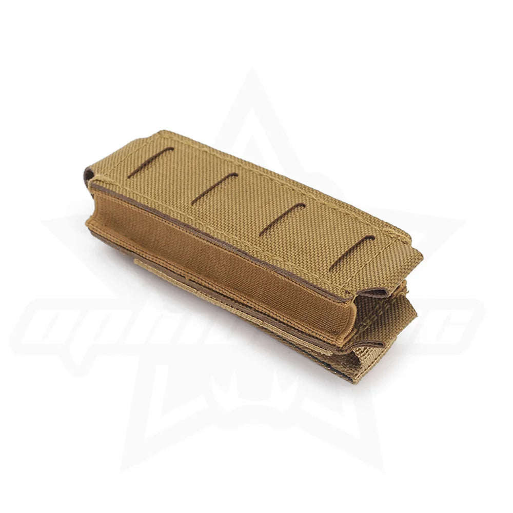 OPHIDIAN Outdoor Molle 9mm Mag Pouch Single Mag Carrier Flashlight Pouch Knife Pocket Hunting Gear