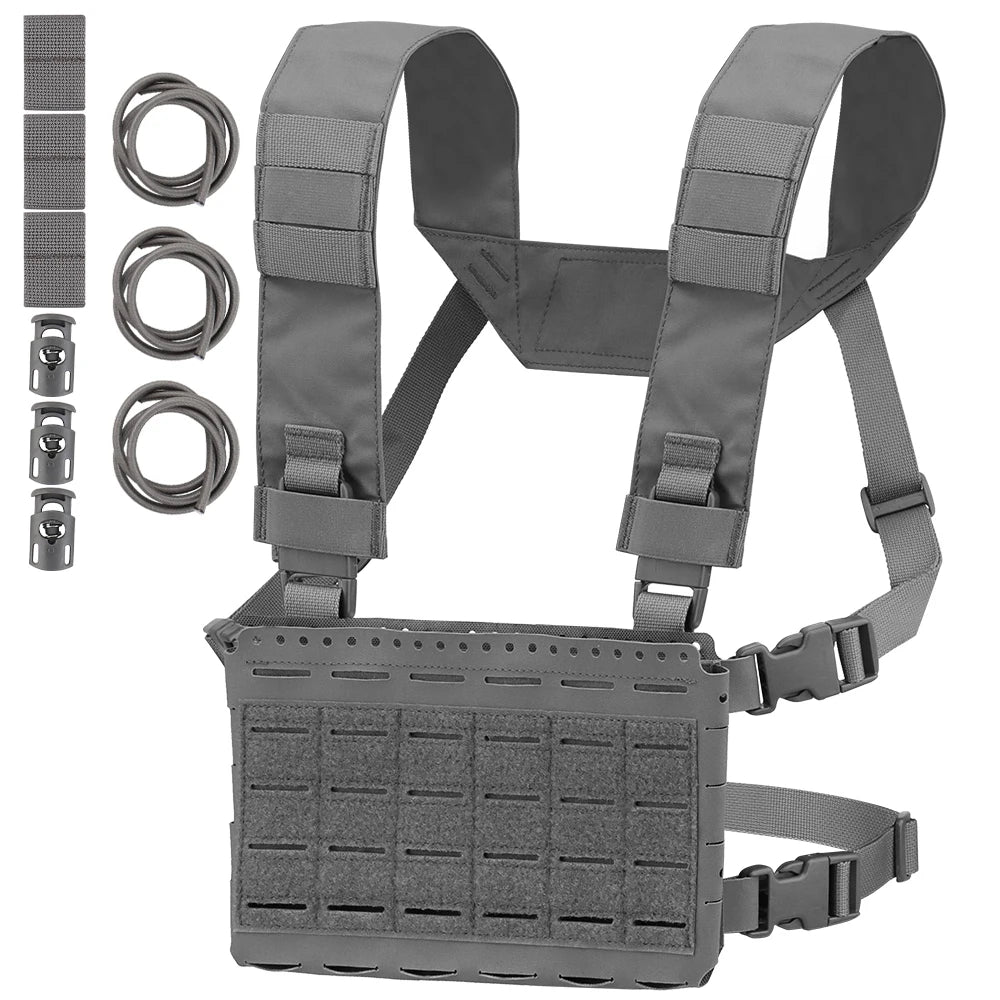 MOLLE MK5 Chest Rig SS MKV Micro Fight Chassis Placard Hook Loop Airsoft Magazine Pouch Tactical Plate Carrier Vest Equipment