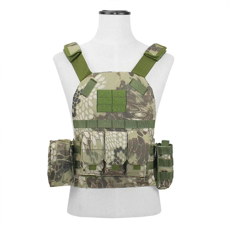 Tactical Kids Vest Military Airsoft Hunting Vest for Children Camouflage Combat Vests Molle Boy Girl Outdoor Paintball Gear