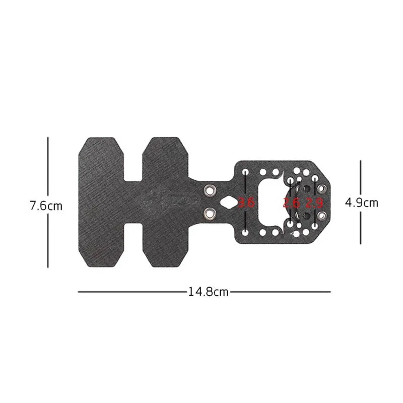 PEW TACTICAL Axl Style Tactical Vest Universal Ptt Molle Mounting Board for U94 TEA Invisio10/20