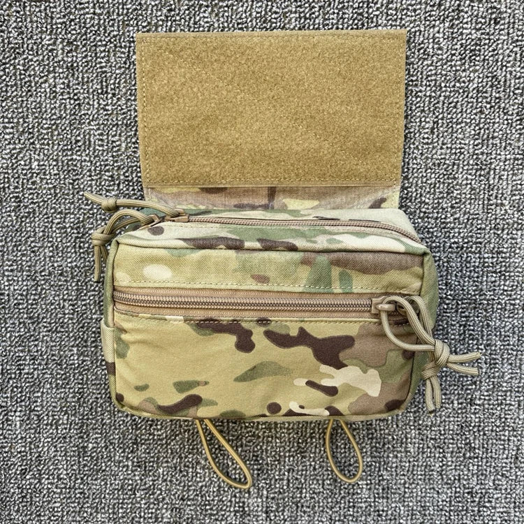 Tactical Hanging Pouch MK3 MK4 Plate Carrier Abdominal Bag Vest Multi-Functional EDC Multicam Fanny Pack Gear
