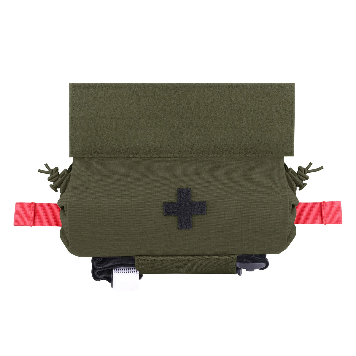 KRYDEX Tactical First AID Trauma Pouch Roll Up Medic Pouch EMT IFAK Dangler Drop Dump Pouch for Vest Chest Rig