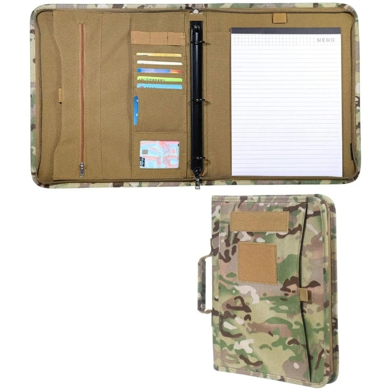 Leather Notebook Cover Featuring Carry Handle for Outdoor Enthusiasts and Professionals
