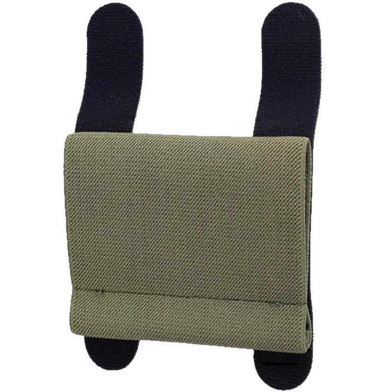 Elastic Retention Tourniquet Holder Horizontal Tactical TQ Sleeve Pouch MOLLE Battle Belt Accessory Emergency Medical Gear Carri