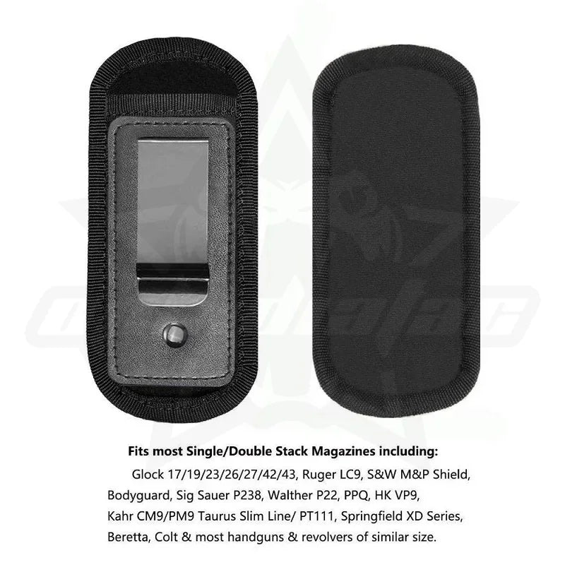 OPHIDIAN Nylon Magazine Pouch Holster Pistol 9mm Concealed Carry Mag Case with Clip Gk 19 21 92 Handgun Mag Pouch