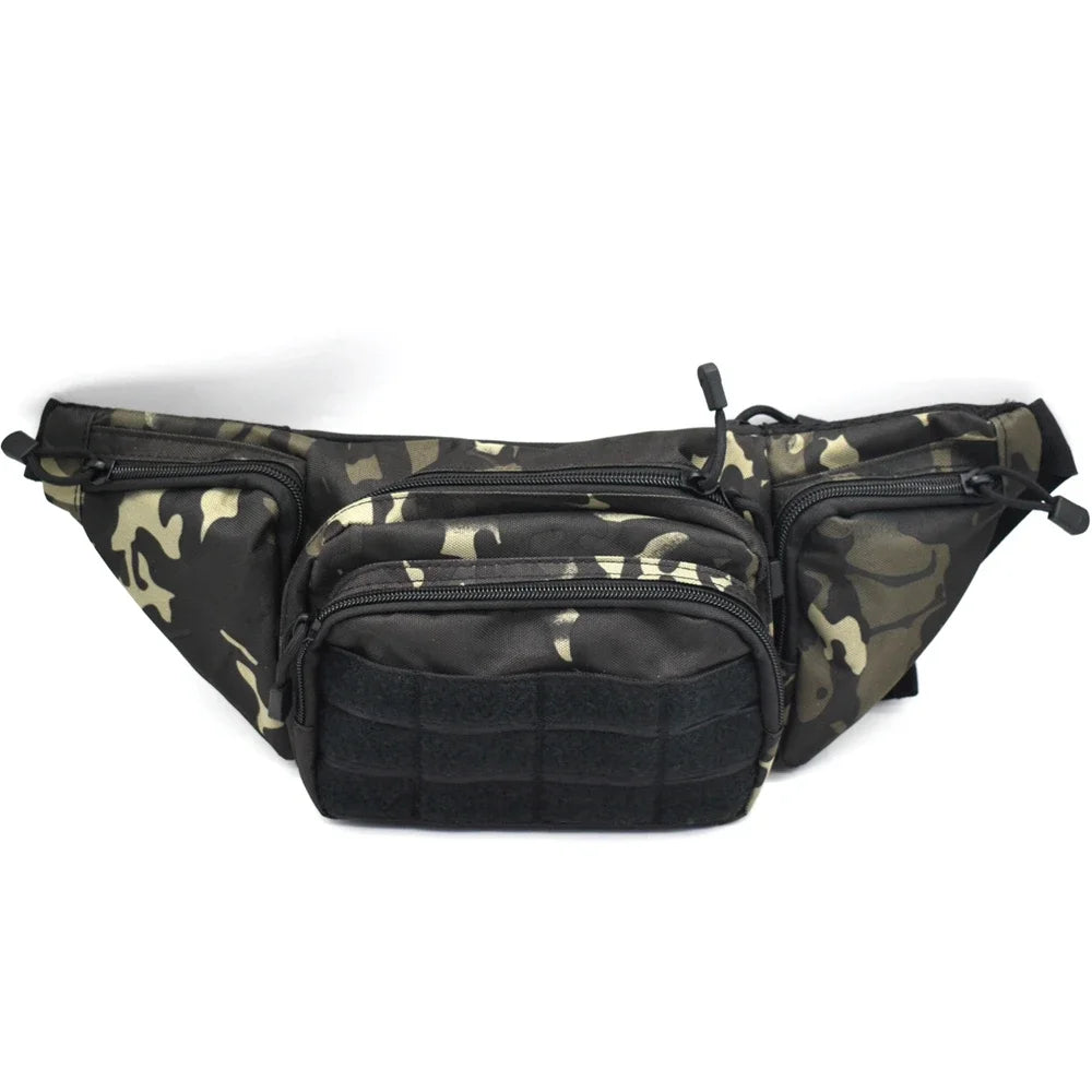 Tactical Pistol Bag Chest Waist Handgun Bag Holster Gun Fanny Pack with Magazine Pouch Holder for GL 17 19 Beretta M9 SIG