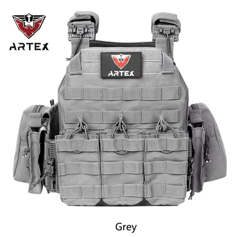 Tactical Vest Outdoor Hunting Plate Carrier Protective Adjustable Vest Airsoft Carrier Combat Equipment Outdoor Hunting Vest