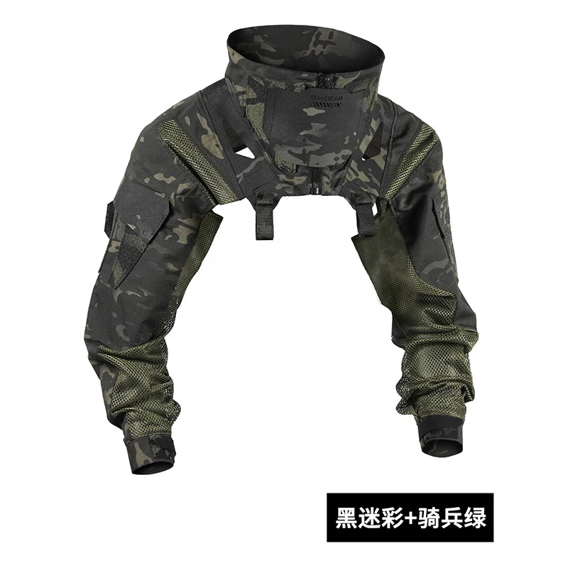 Functional Sleeve Suit, Breathable And Sun Resistant, Compatible With Tactical Chest Hanging Vest