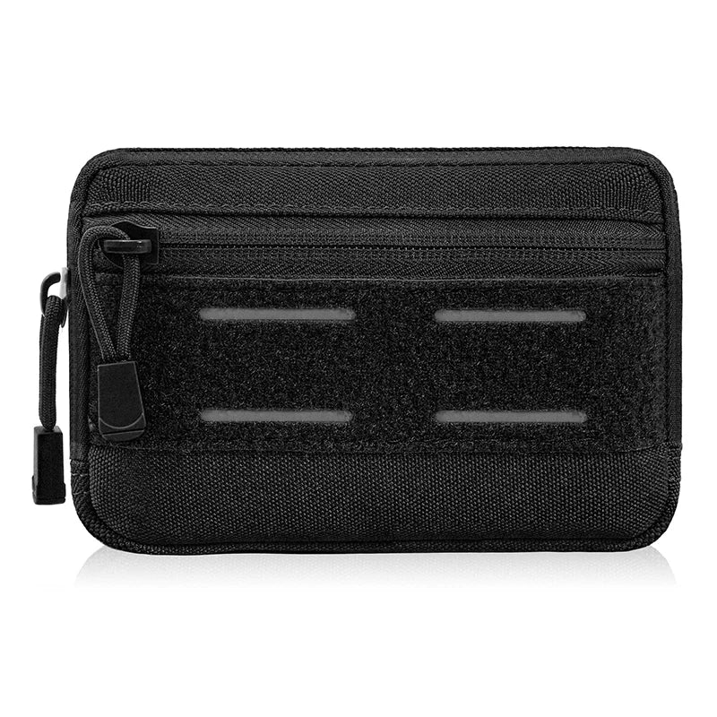 Unisex Tactical Waist Bag Small Molle Utility Pouches Multi-Purpose Horizontal Modular EDC Tools Bag Laser Cut Admin Belt Pouch