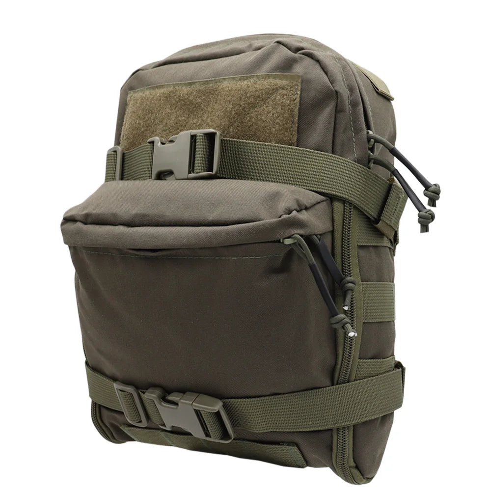 Fwoyonze Tactical Mini Hydration Bag Water Backpack Assault Pack Outdoor Bladder Carrier Molle Pouch For Hunting Airsoft Vest
