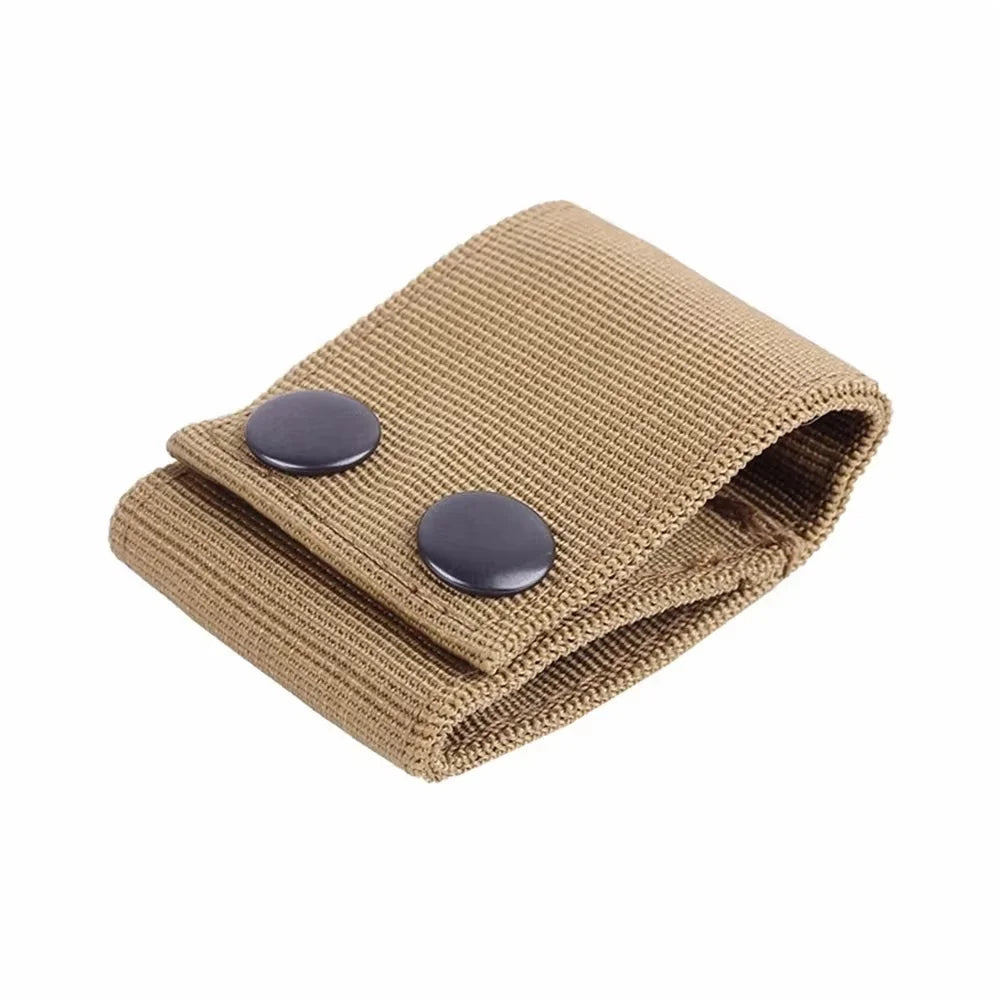 Tactical Handcuff Strap Holder Case Heavy Duty Nylon Double Snap Slide-On fits 2" Duty Belts, Hunting Handcuff Holster