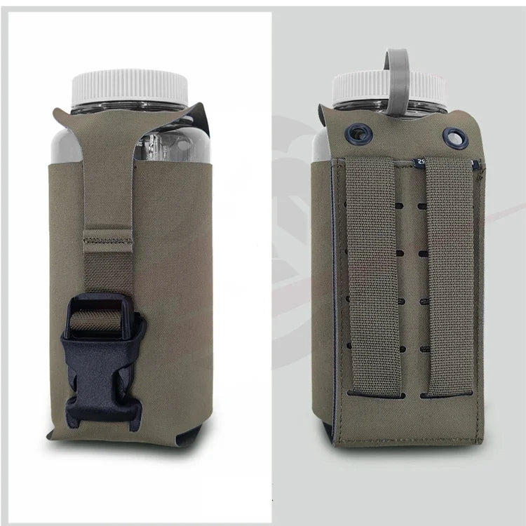 Airsoft SS Style Water Bottle Pouch Tactical Vest Bottle Holder Plate Carrier Molle Pouch Hunting 1L Multicam Bottle Bag Gear
