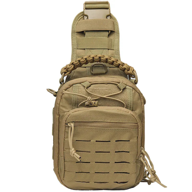 Tactical Molle Laser Punching Bag Portable Sport Crossbody Bag Outdoor Hiking Camping Sport Shoulder Bag Check Bag