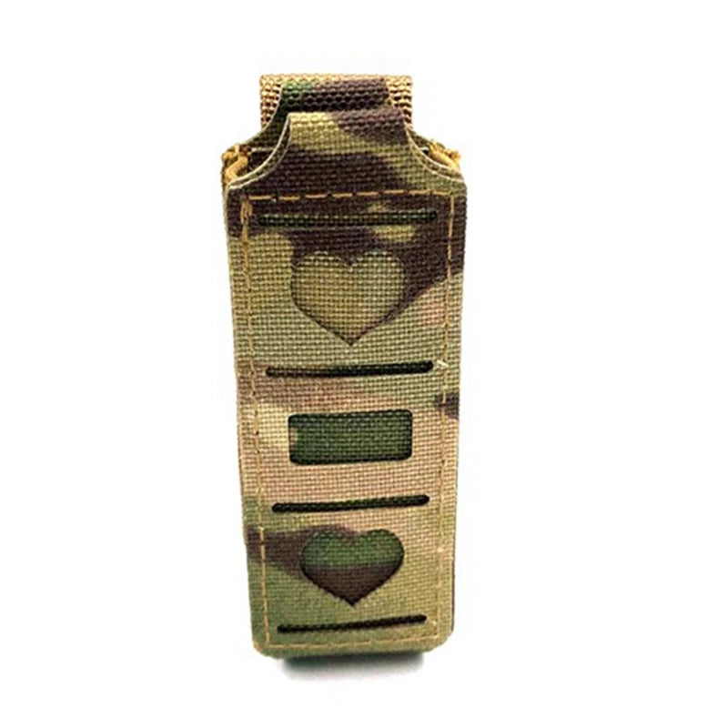 Open-Top Molle Mag Carrier Tactical Pistol Magazine Pouch Single Stack/Magazine Pouch for 9mm/.45 Caliber Mags