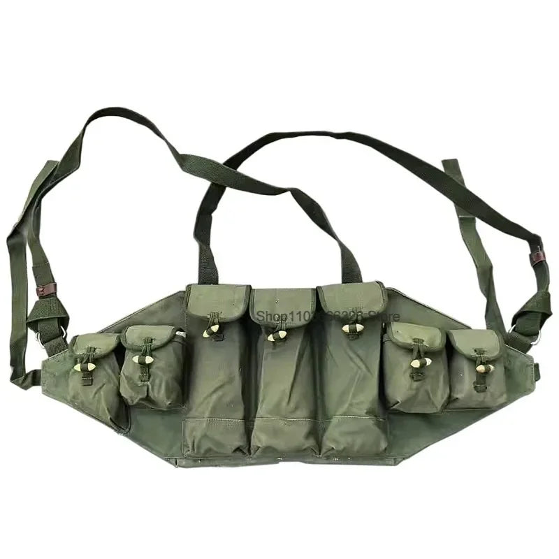 Type 56 Chest Rig Adjustable Lifchik-1 Tactical Vest Carrier Magazine Pouch for AK-47 Hunting Ammo Pouch Unisex Field Equipment
