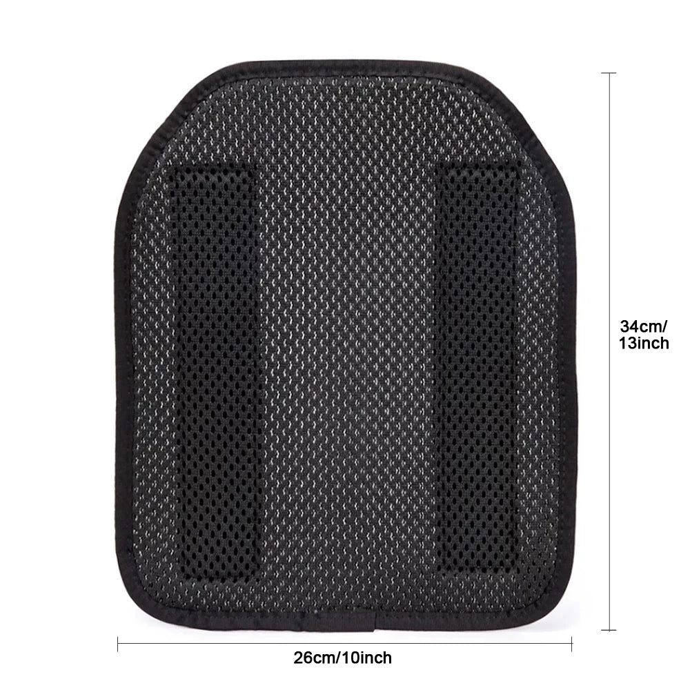 One Pcs/Pair Plate Carrier Cushion Breathable Black Tactical Vest Air Mesh Padfor Outdoor Military Hunting Accessories