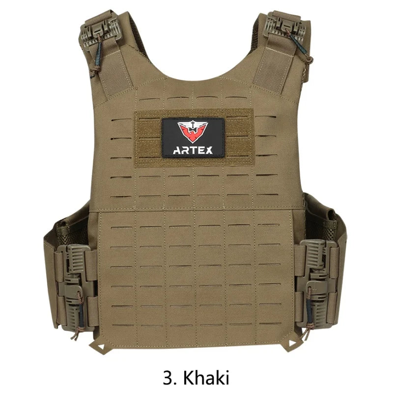 Tactical Vest Outdoor Hunting Plate Carrier Protective Adjustable Vest Airsoft Carrier Combat Equipment 6094 Vest