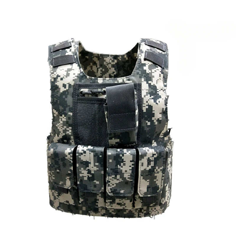 Tactical Vest Kid Combat Training Assault Plate Carrier Outdoor Hunting Airsoft CS Hunting Sport Protection Vests Hunting Vests