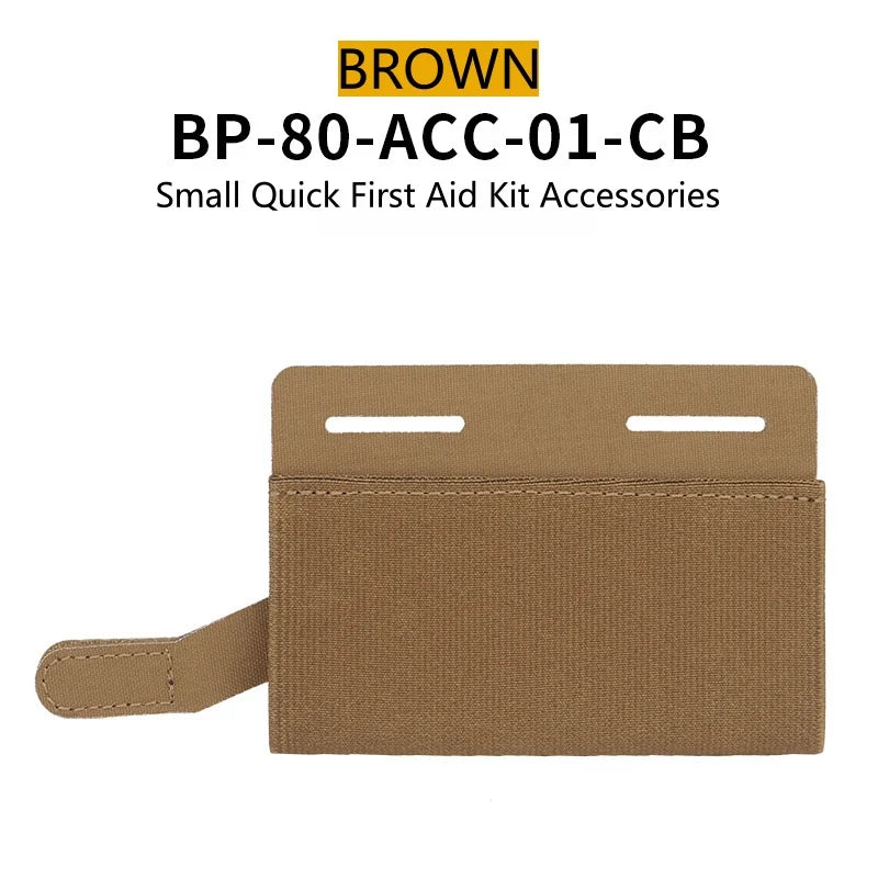 Compact MOLLE First Aid Pouch | EDC Organizer Pouch | Outdoor Emergency Kit Accessory Holder