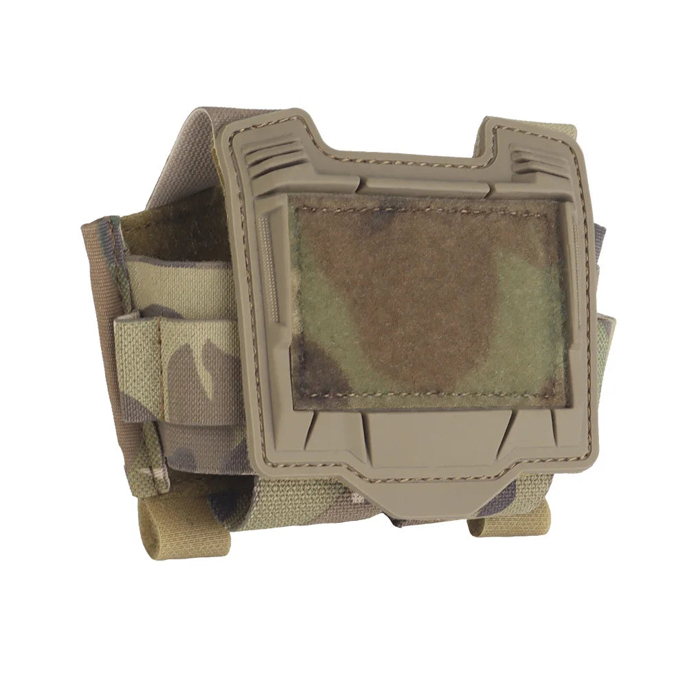 Tactical Helmet Bridge Battery Pack Storage Sub-Pouch NVG PVS31 Battery Pouch PTT Cable Box MOLLE Fast Helmet Counterweight Bag