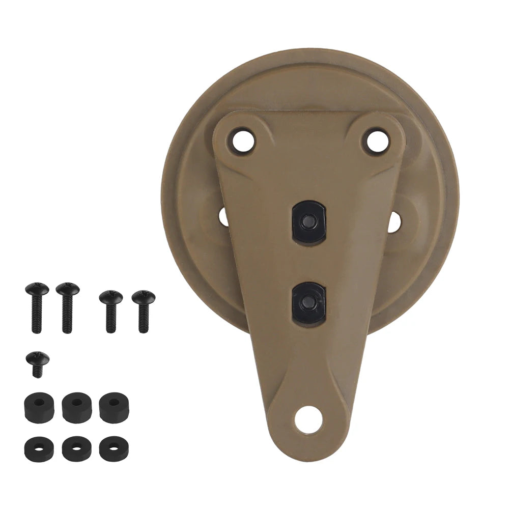 Tactical Holster 360 Degree Revolve Hunting Pistol Mounting Adapter Modular Shooting Holster Accessories