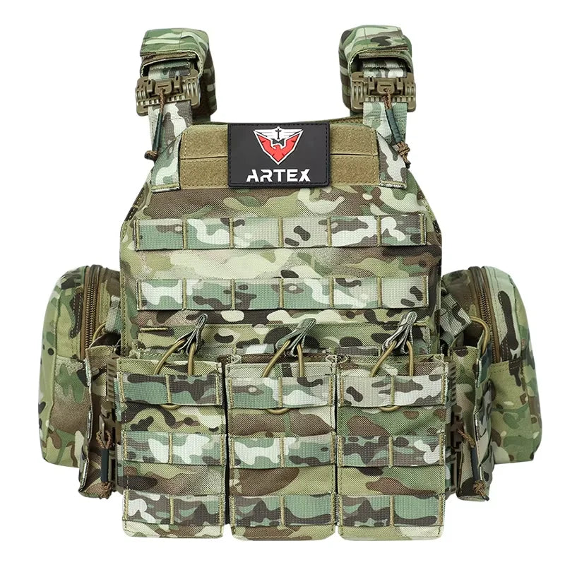 Tactical Vest Outdoor Hunting Plate Carrier Protective Adjustable Vest Airsoft Carrier Combat Equipment Outdoor hunting vest