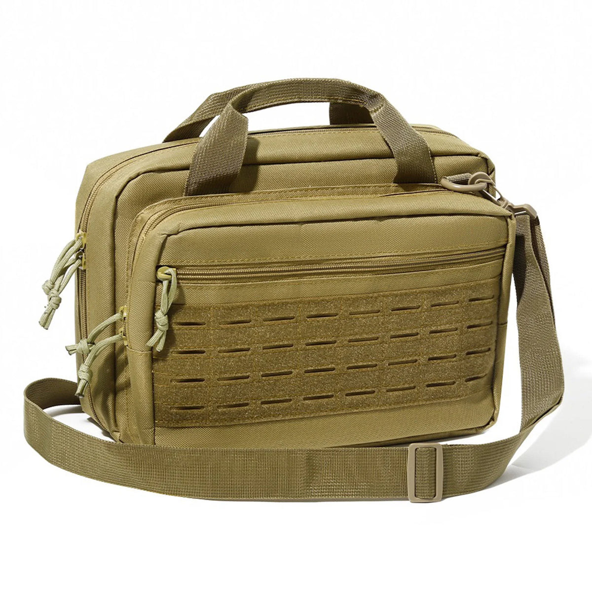 600D Oxford Cloth Handgun Bag Multiple Pockets Range Bag Handbag for Outdoor Hunting Range