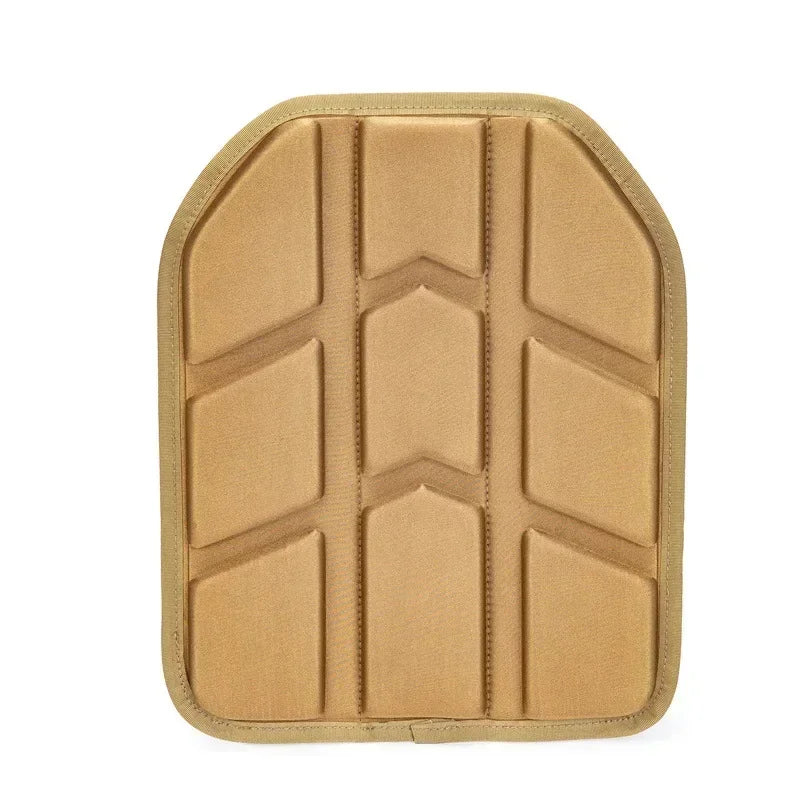 Removable Molded Tactical Vest Pad Shock absorbing for Paintball Game Vest Tactical Plate Carrier Vest Cushion 26x33cm