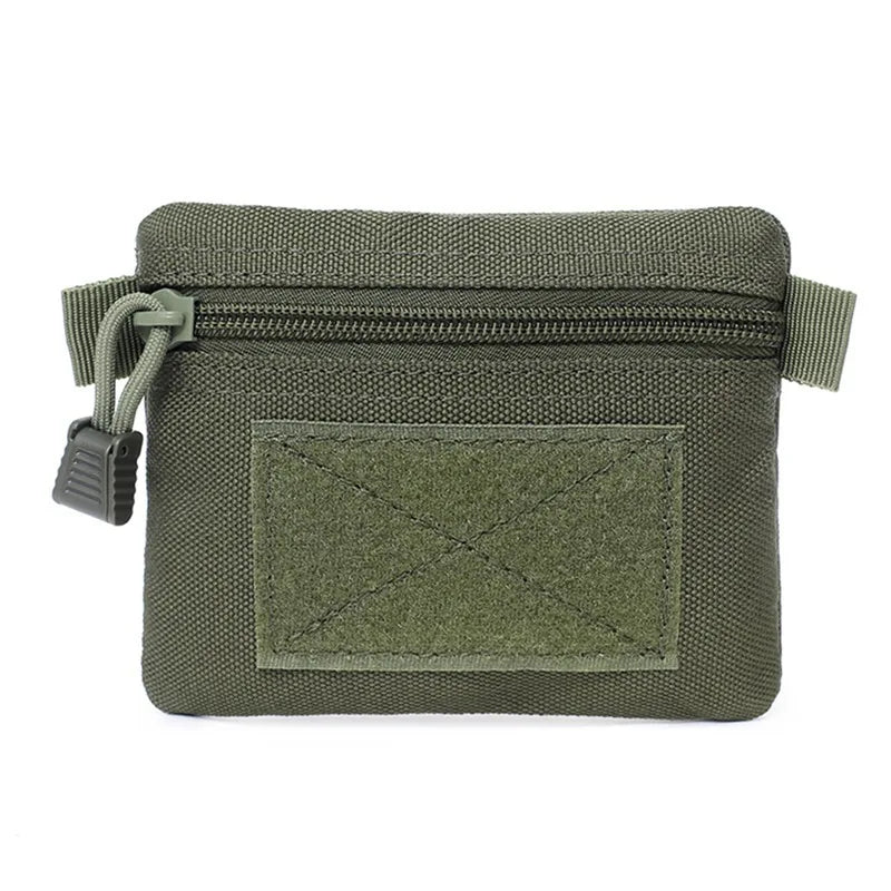 Outdoor Camping EDC Wallet Molle Waterproof Portable Travel Pouch Zipper Waist Pouch for Climbing Hiking Hunting EDC Pouch