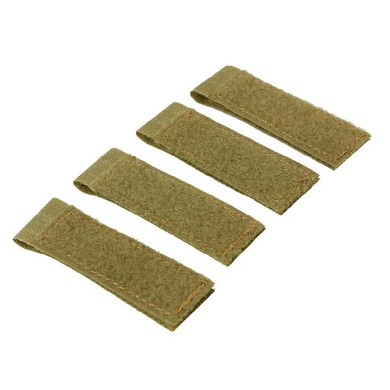 Tactical MOLLE Adapter ID Patches Panel - Hook & Loop Converter Ribbon Strip for Vest, Backpack (Outdoor Accessories)