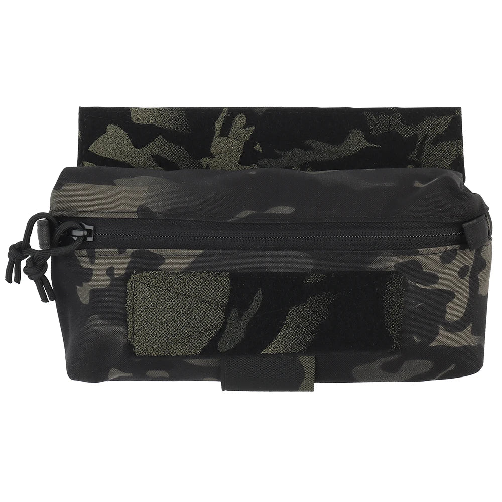 Tactical Plate Carrier Airsoft Vest Front Chest Mini Dangler Drop Pouch V5 FC JPC CPC LBT D3CR MK3 MK4 Front Panel Storage Bag