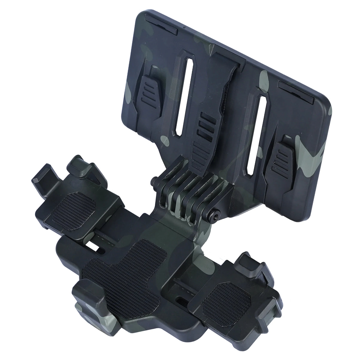 Latest Version Tactical Molle Phone Holder for Vest, Molle Phone Chest Mount Holder for Screen Size 6.0"-6.7&7.7",Quick Release