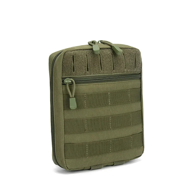 MOLLE Pouch, Tactical Admin Pouch Belt EDC Tool Organizer Zippered Utility Waist Pack Outdoor Multifunctional Medical Kit