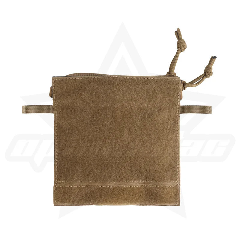 OPHIDIAN Hunting Vest Accessory Small Pocket Hook and Loop Pocket Storage Pocket Zipper Closure Pocket Insert Chest Gear